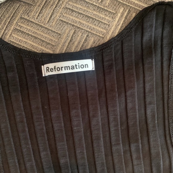 Reformation Ribbed Knit Dress - Picture 3 of 8